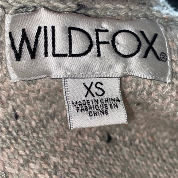 WILDFOX Built In A Day Gray Distressed Sweater XS - Picture 11 of 12